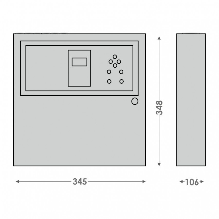 Συμβατικός πίνακας πυρανίχνευσης 8 ζωνών OLYMPIA ELECTRONICS BS 1638