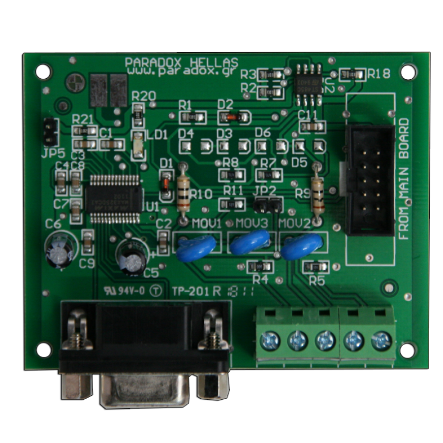 Σειριακό RS-232/485 module επικοινωνίας για τους πίνακες της σειράς Matrix2000