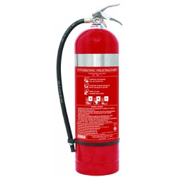 Πυροσβεστήρας INOX 12kg ξηράς σκόνης με μεταλλική βάση