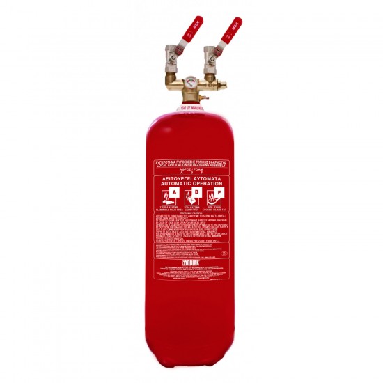 Πυροσβεστήρας 6Lt ABF-Wet Chemical Τοπικής Εφαρμογής με  2 Βάνες