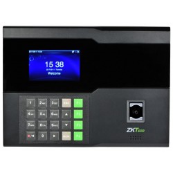 Τερματικό ωρομέτρησης με custom firmware που αναγνωρίζει το QR που παράγεται από την εφαρμογή Μyerganiz. ZK TECO - IN05A-W-1-QR